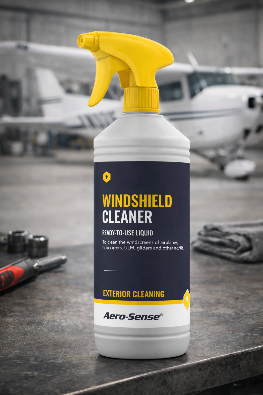 Aero-Sense Windshield Cleaner - Nettoyant pour pare-brise (1 litre)