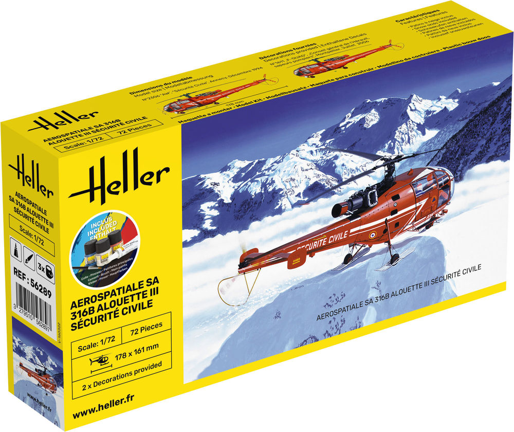 STARTER KIT Alouette III Sécurité Civile