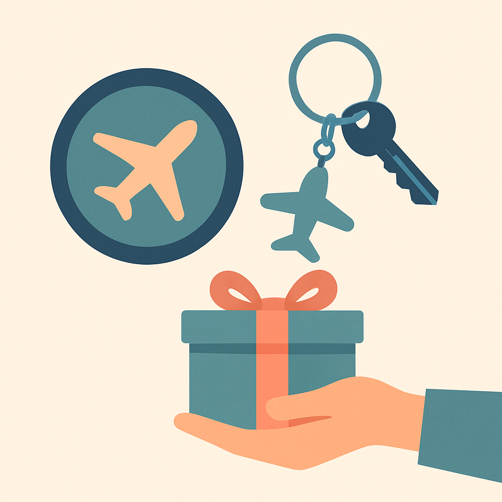 Comment choisir un bon badge, porte-clés ou objet aviation a offrir ?
