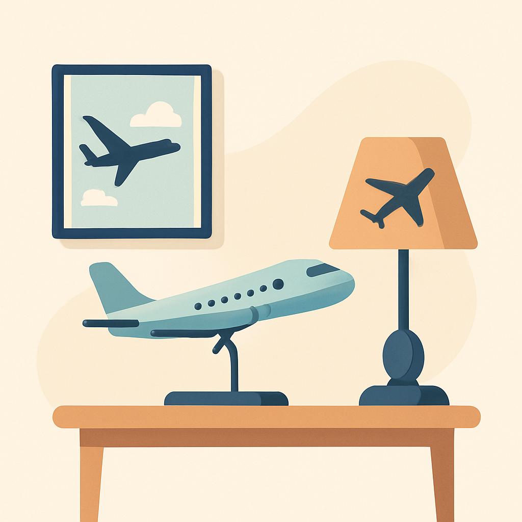 Quels objets aéronautiques pour décorer un bureau ou une chambre ?