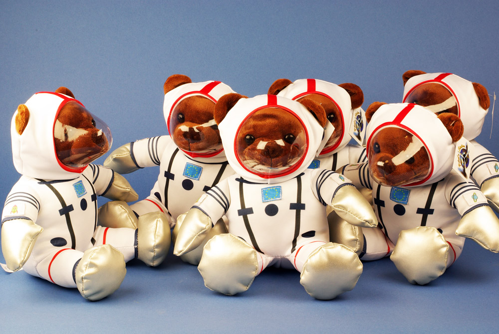 PELUCHE OURS ASTRONAUTE 24CM